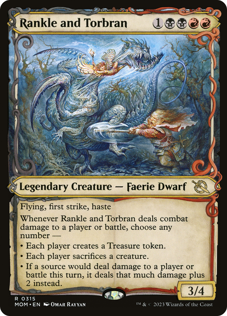 Rankle and Torbran (Showcase Planar Booster Fun) [March of the Machine]