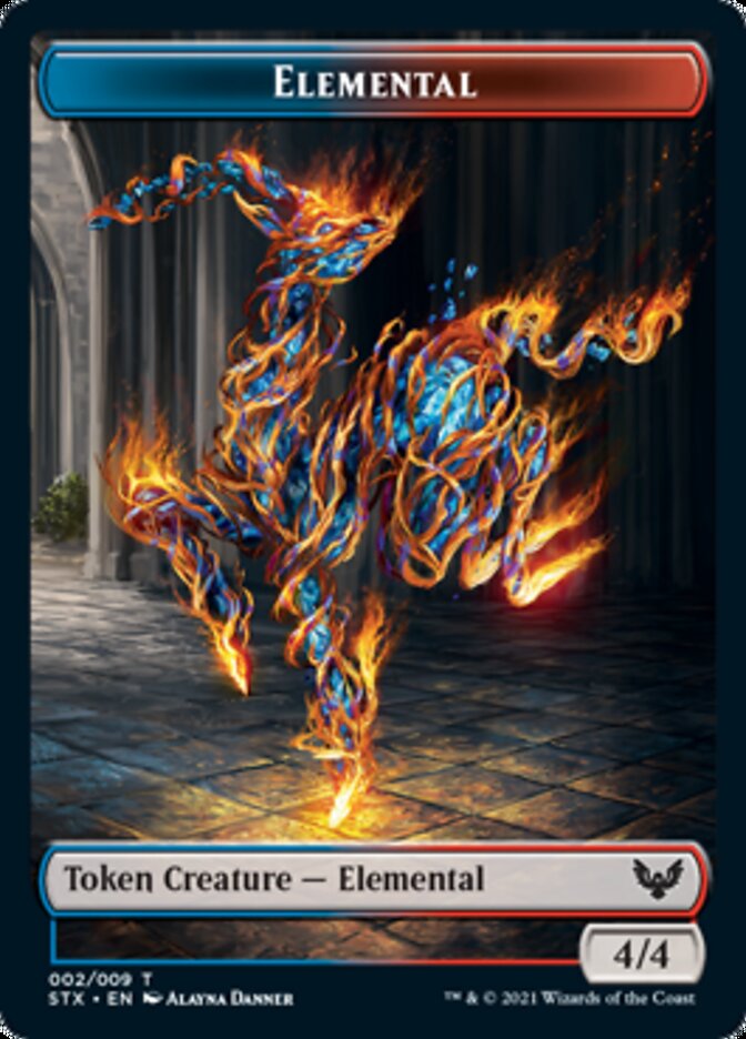 Elemental // Inkling Double-Sided Token [Strixhaven: School of Mages Tokens]