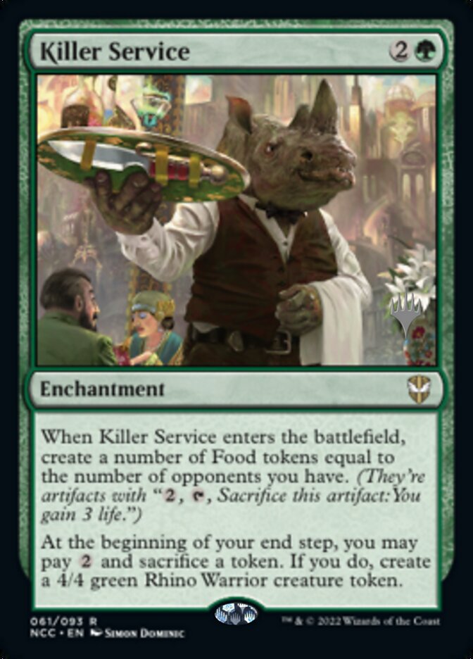 Killer Service (Promo Pack) [Streets of New Capenna Commander Promos]