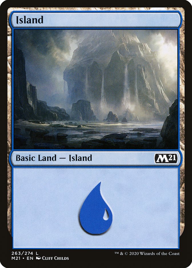Island (263) [Core Set 2021]