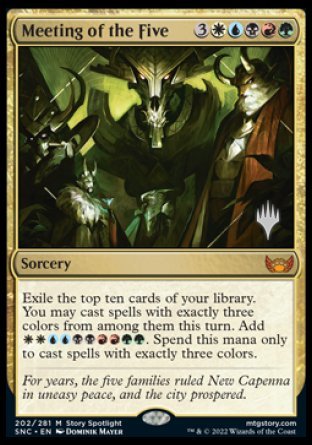 Meeting of the Five (Promo Pack) [Streets of New Capenna Promos]