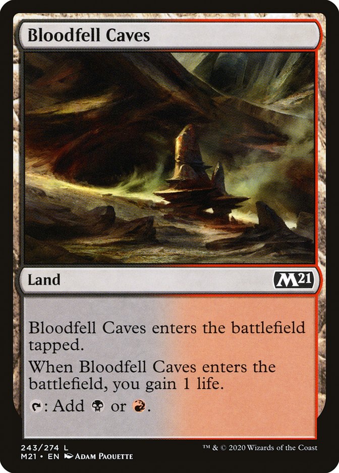 Bloodfell Caves [Core Set 2021]