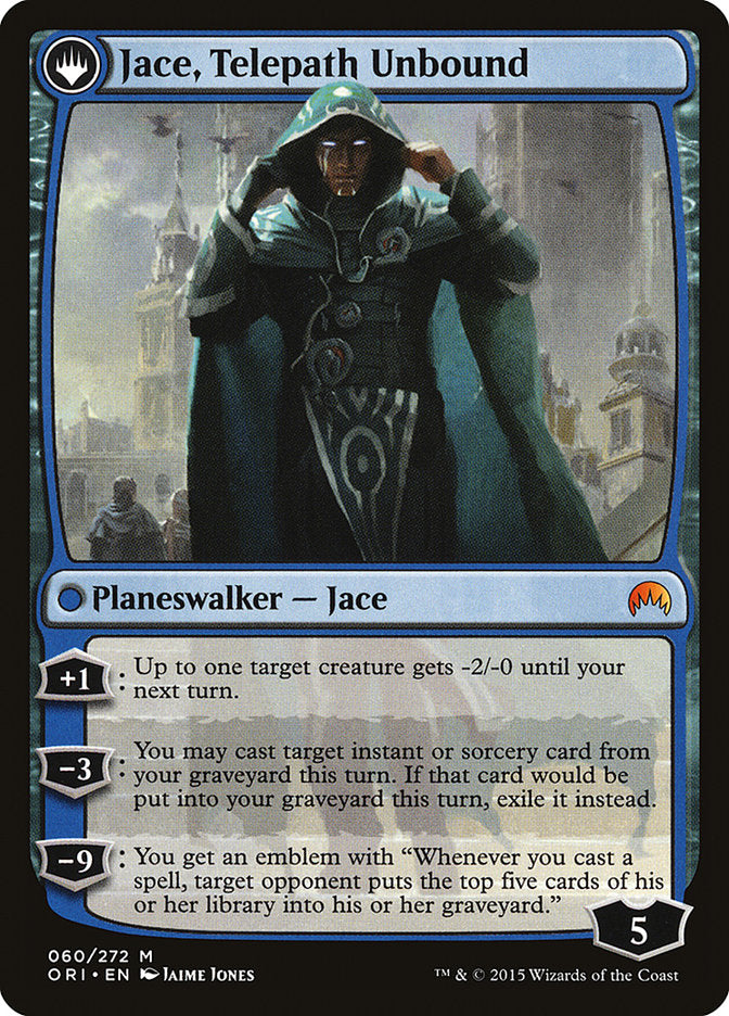 Jace, Vryn's Prodigy // Jace, Telepath Unbound [Magic Origins]