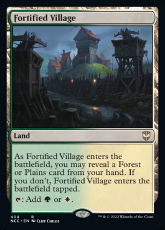 Fortified Village [Streets of New Capenna Commander]