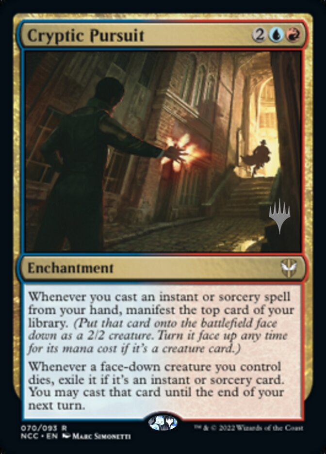 Cryptic Pursuit (Promo Pack) [Streets of New Capenna Commander Promos]