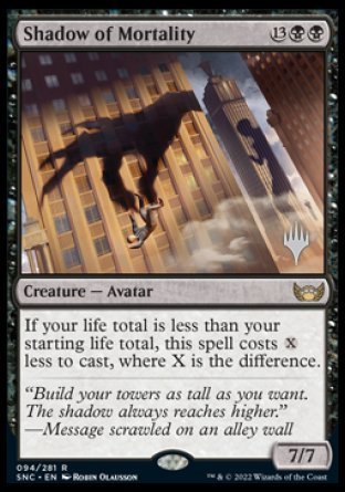 Shadow of Mortality (Promo Pack) [Streets of New Capenna Promos]